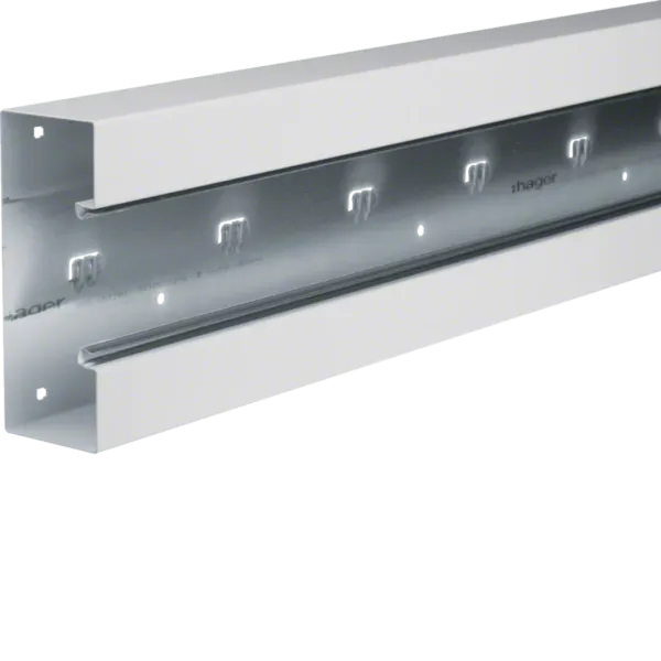 Parapet channel lower part steel, BRS, 68x170mm, upper part 80mm, traffic white image 1