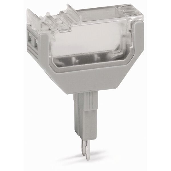 Empty component plug housing 10.4 mm wide 2-pole gray image 1