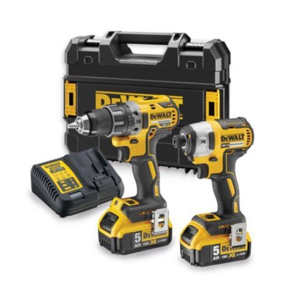 Cordless impact drill and screwdriver. DCD791+DCF887 image 1