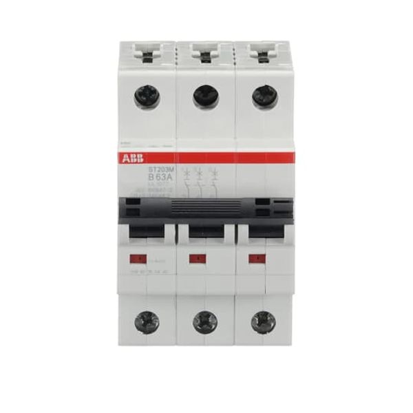 ST203M-B63 Miniature Circuit Breaker - 3P - B - 63 A image 1