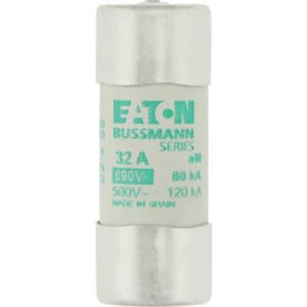 Fuse-link, LV, 32 A, AC 690 V, 22 x 58 mm, aM, IEC, with striker image 3