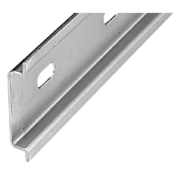 DIN Rail, Slotted, Zinc Plated Steel, 35mm x 7.5mm x 1m image 1