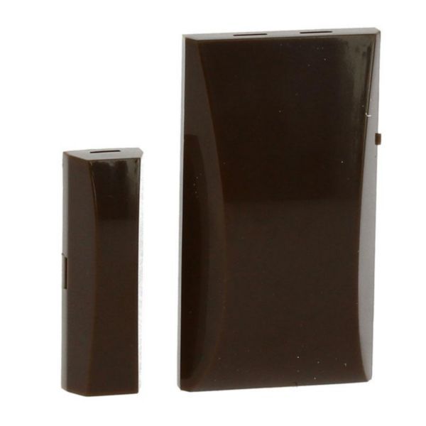 Radio magnetic micro contact for MyHOME_Up intrusion alarm - brown image 1