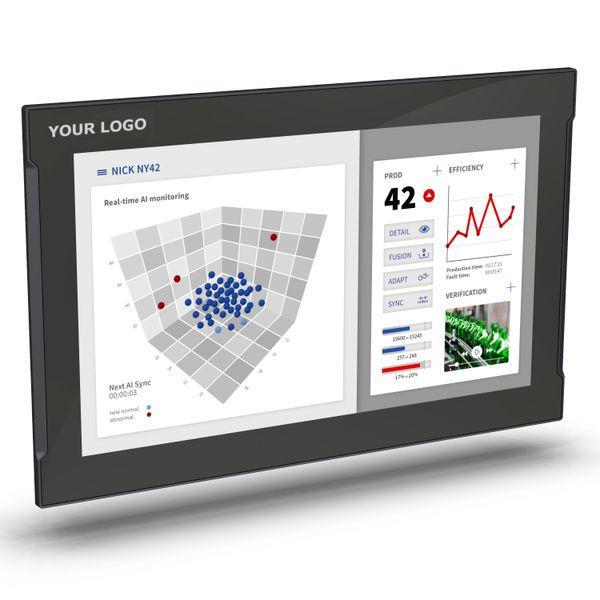 Industrial Monitor, 18.5" display with capacitive touchscreen, Build-i NYM10006M image 1