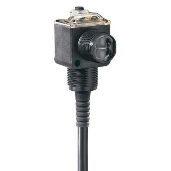 Allen-Bradley 42EF-S1JBA-F4 PHOTOSWITCH Photoelectric Sensor, RightSight, Sharp Cutoff Diffuse, Infred, DC - Light Operate, Both Sink (NPN) and Source (PNP), 4-pin DC Micro QD on 152mm (6in) pigtail image 1