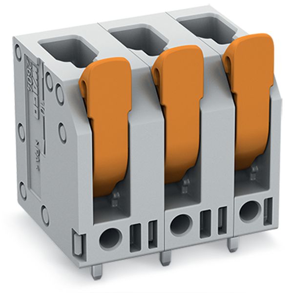 PCB terminal block lever 4 mm² gray image 6
