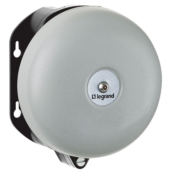 Bell - for industrial and alarm use - IP 44 - IK 07 - 230 V~ - Ø150 mm gong image 2