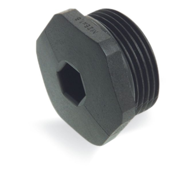 Filler plug M25 x 1.5 with O-ring Plastic black image 2