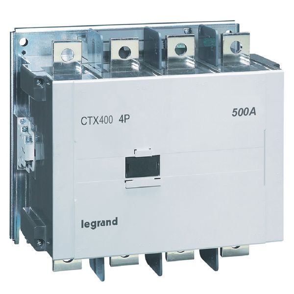 4-pole contactors CTX³ - with auxiliary contact - 500/400 A - 100-240 V~/= image 1