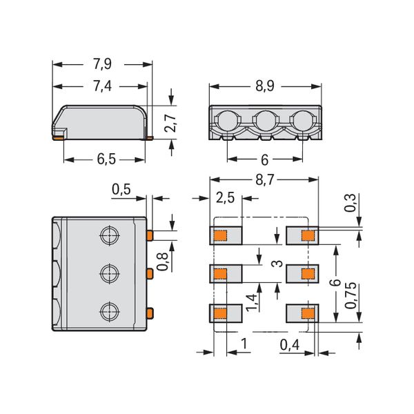 SMD PCB terminal block image 5