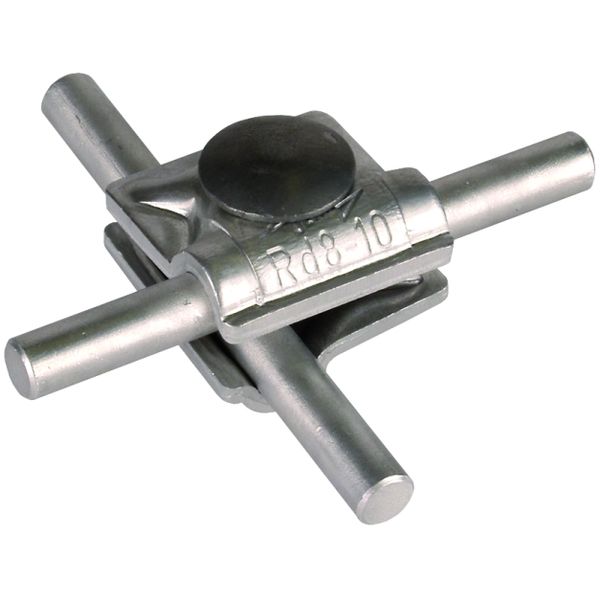 MV clamp Al f. Rd 8-10mm with truss head screw image 1