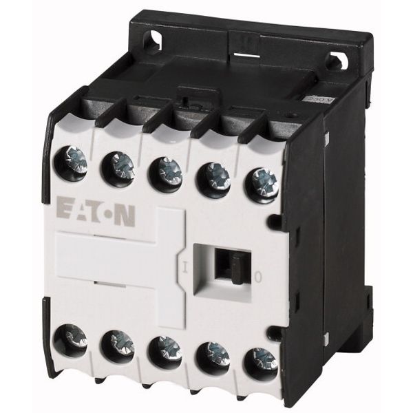 Contactor relay, 24 V DC, N/O = Normally open: 3 N/O, N/C = Normally c image 1