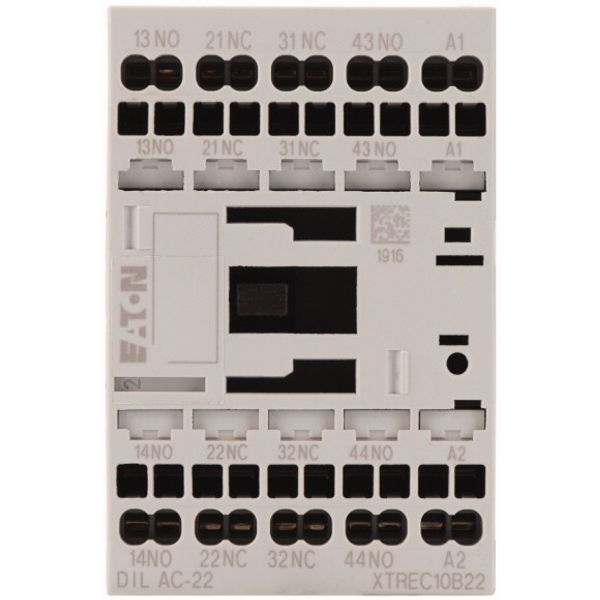 Contactor relay, 48 V 50 Hz, 2 N/O, 2 NC, Spring-loaded terminals, AC operation image 2