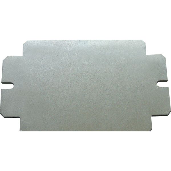 ZW340 Mounting plate, Field width: 3, 266 mm x 688 mm x 2 mm image 1