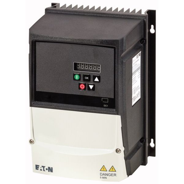 Variable frequency drive, 230 V AC, 1-phase, 10.5 A, 2.2 kW, IP66/NEMA 4X, Radio interference suppression filter, Brake chopper, 7-digital display ass image 4
