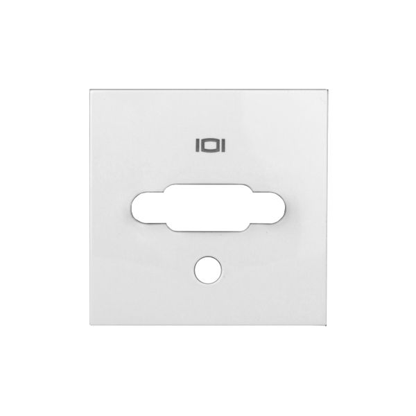 VGA connector cover, white image 1