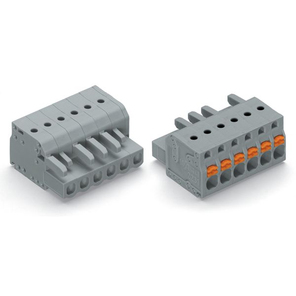 2231-107/102-000 1-conductor female connector; push-button; Push-in CAGE CLAMP® image 5