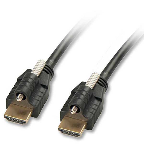 Cable Lindy LINDY HDMI cable Ethernet & 2x plug lock A/A 5m image 2