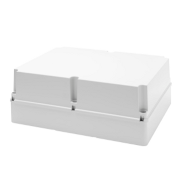 JUNCTION BOX WITH DEEP SCREWED LID - IP56 - INTERNAL DIMENSIONS 460X380X180 - SMOOTH WALLS - GWT960ºC - GREY RAL 7035 image 1