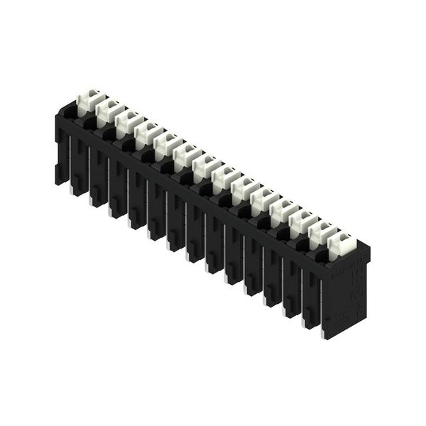 PCB terminal, 3.81 mm, Number of poles: 14, Conductor outlet direction image 2