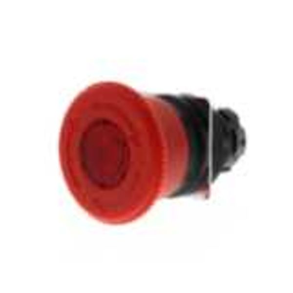 Emergency stop switch, illuminated, 40mm dia, push-lock/turn-reset, IP image 3