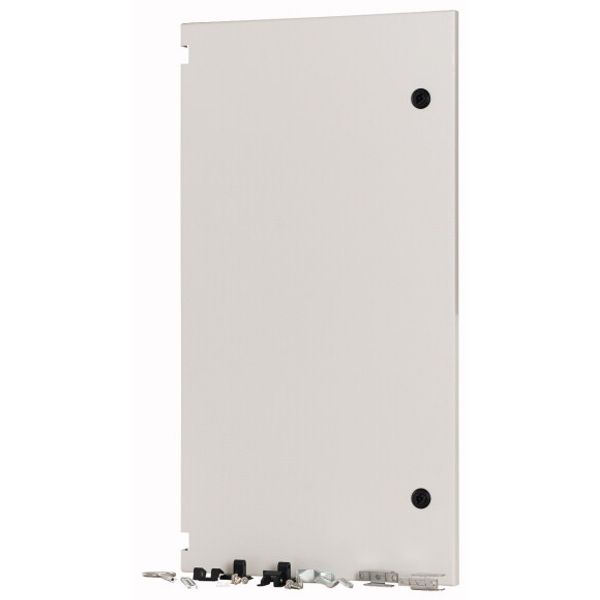 Section wide door, closed, HxW=800x425mm, IP55, grey image 1