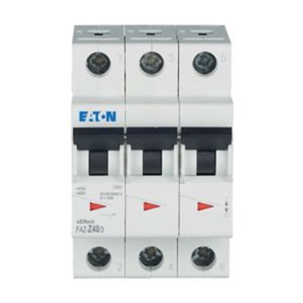 Miniature circuit breaker (MCB), 40 A, 3p, characteristic: Z image 13