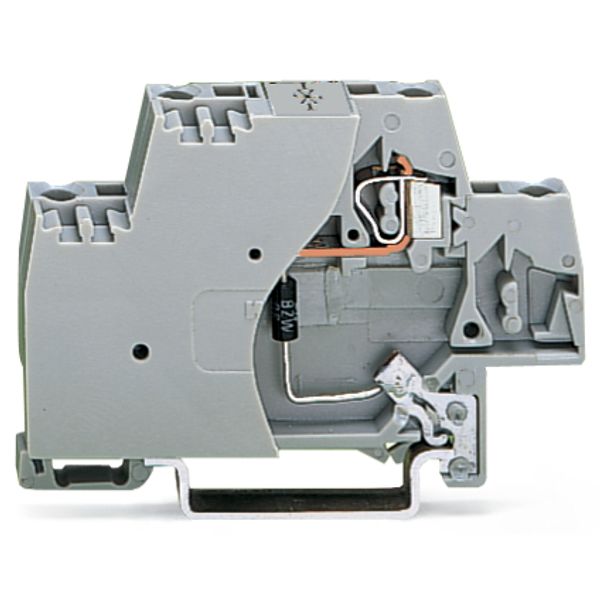 Component terminal block double-deck with end plate and direct connect image 3