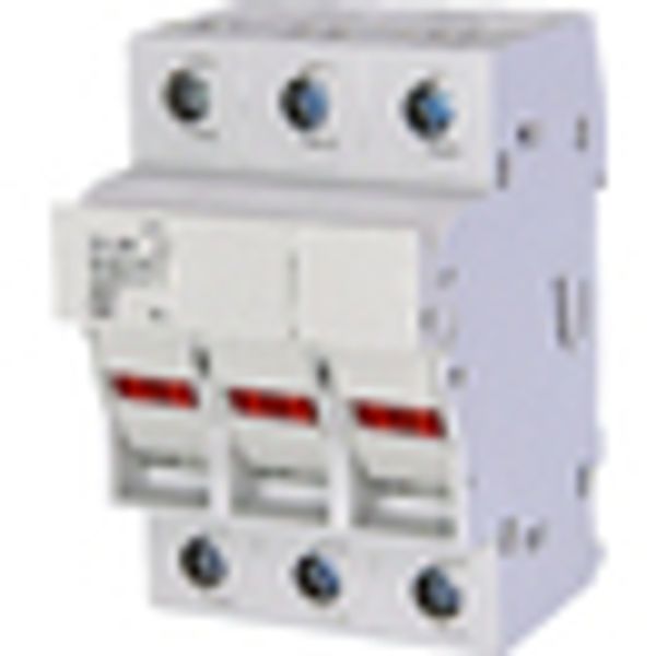 Fuse Carrier 3-pole, 32A, 10x38 with LED image 2
