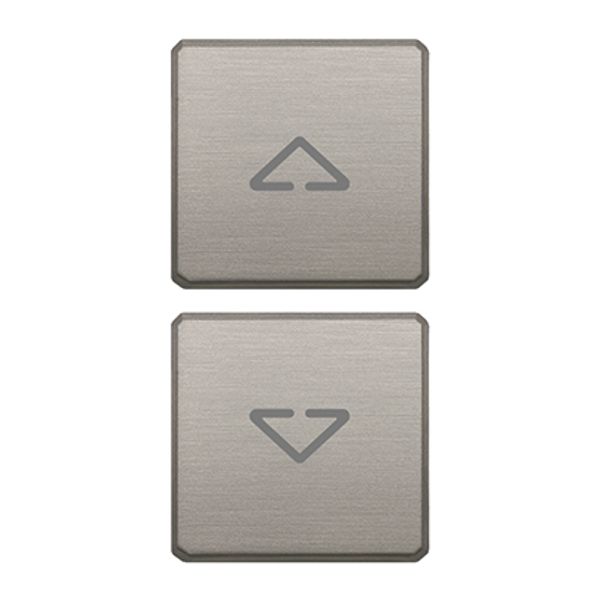 2 buttons Flat arrows symbol nickel image 1