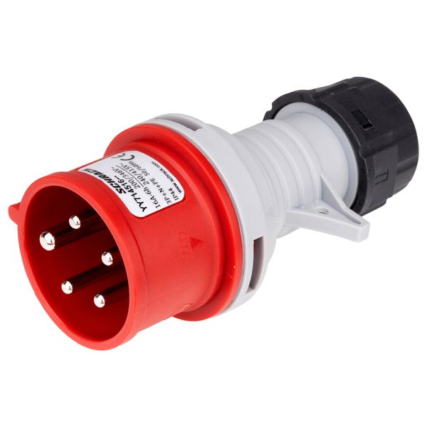 CEE-Plug, 5-pole, 16A, 400V, IP44 image 3