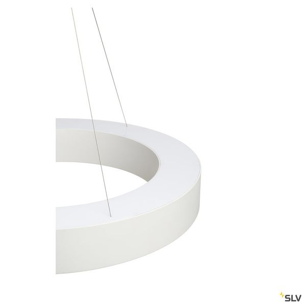 MEDO RING 60 LED pendulum luminaire, white image 1