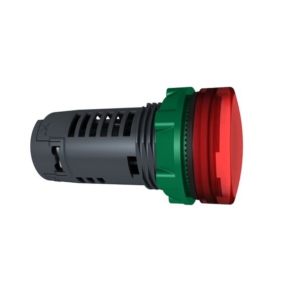 LED signallampa sarkana 230…240 V AC Ø22mm image 1