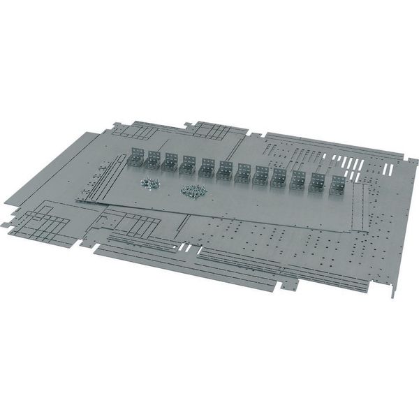 Universal mounting plate, stacked, side-by-side, depth 800 mm image 4