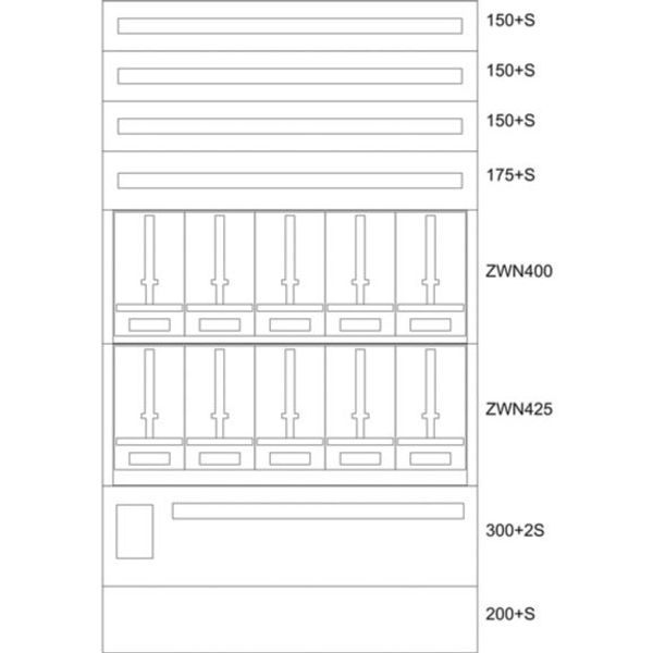 BP-U-3S-EN-1200/20-10Z Eaton xEnergy Basic meter cabinet equipped image 1