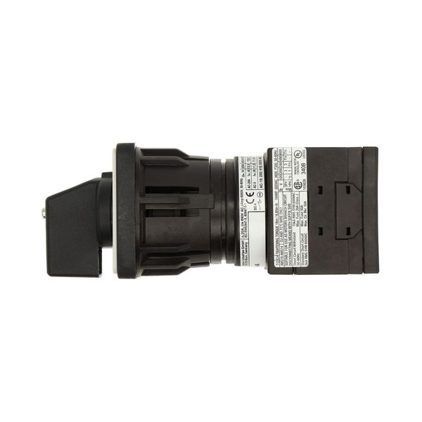 Universal control switches, T0, 20 A, center mounting, 3 contact unit(s), Contacts: 6, Spring-return from positions 1 and 2, 45 °, momentary, 2>0 image 13