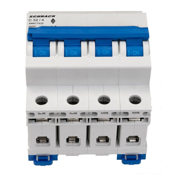 Miniature Circuit Breaker (MCB) AMPARO 6kA, C 32A, 4-pole image 9