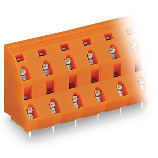 Double-deck PCB terminal block 2.5 mm² Pin spacing 10.16 mm orange image 4