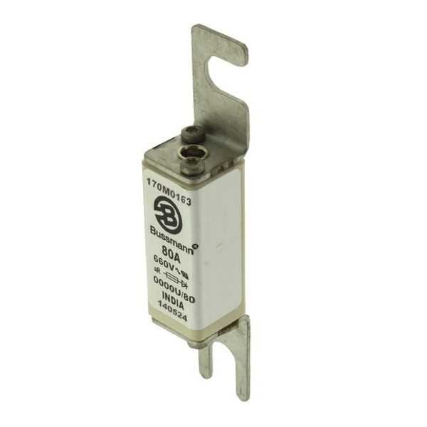 Fuse-link, high speed, 40 A, AC 660 V, size 0000, 18 x 19 x 100 mm, gR, UL, visual indicator image 2