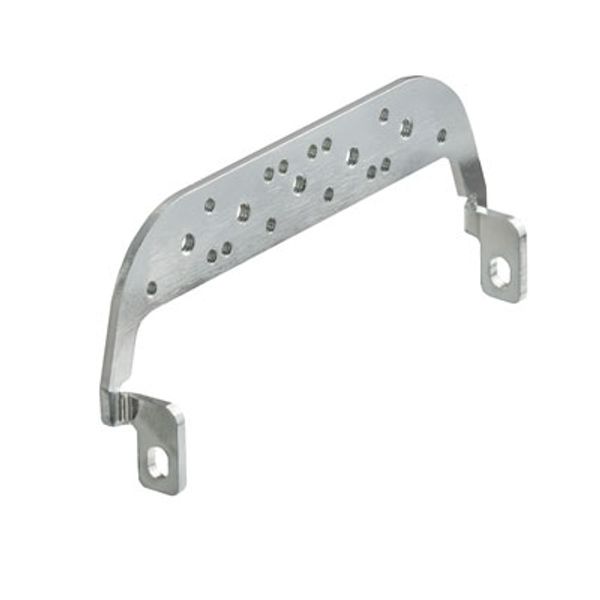 Shield clamp for industrial connector, Size: 8, Sheet steel, galvanize image 1