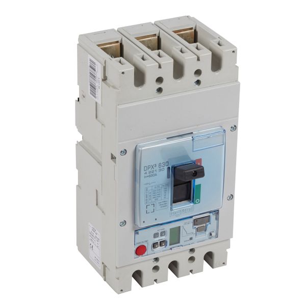 MCCB DPX³ 630 - S2 elec release + central - 3P - Icu 100 kA (400 V~) - In 630 A image 1