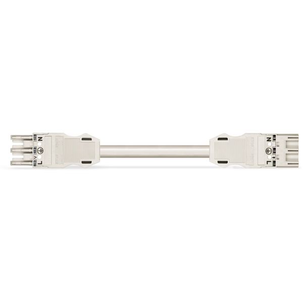 pre-assembled interconnecting cable;Eca;Socket/plug;gray image 2