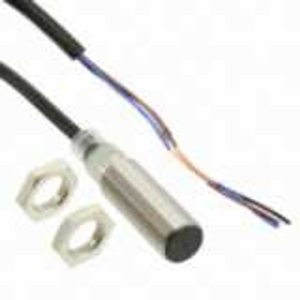 Proximity sensor, inductive, nickel-brass, short body, M12,shielded, 2 image 3