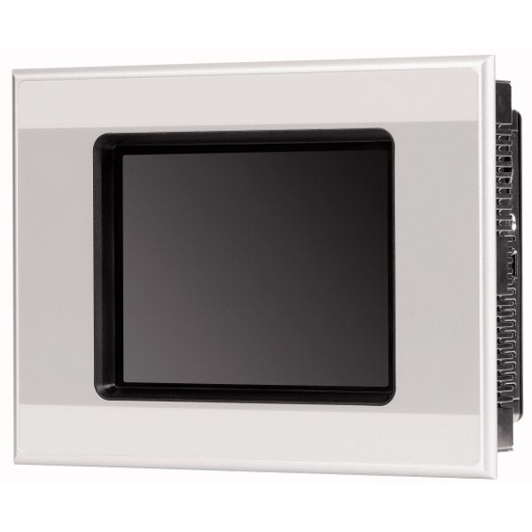 Single touch display, 5,7-inch display, 24 VDC, IR, 640 x 480 pixels, 2x Ethernet, 1x RS232, 1x RS485, 1x CAN, PLC function can be fitted by user image 3