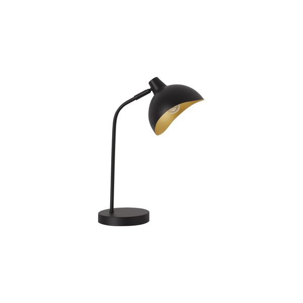 Matt Black   & Gold Metal  LED E14 1x5 Watt   IP20 Bulb Excluded  D: 13 H: 2.5 cm Adjustable image 1