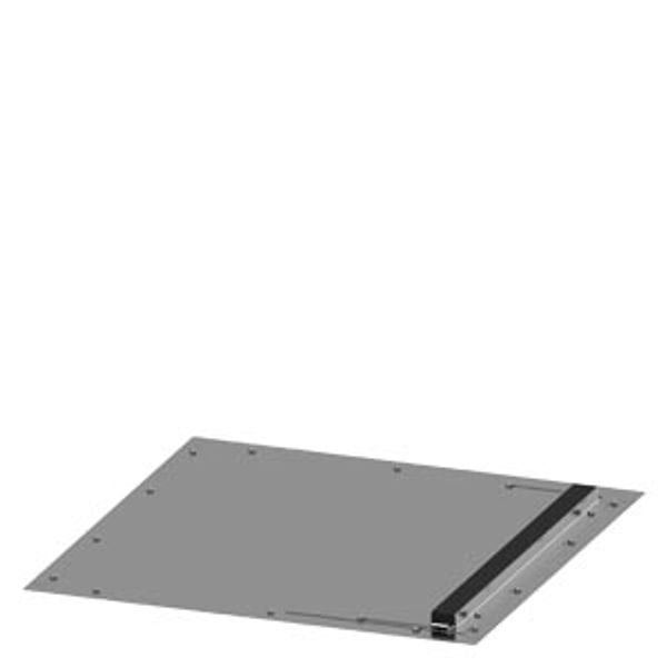 Roof plate IP40 with cable entry W: 800 mm D: 800 mm image 1