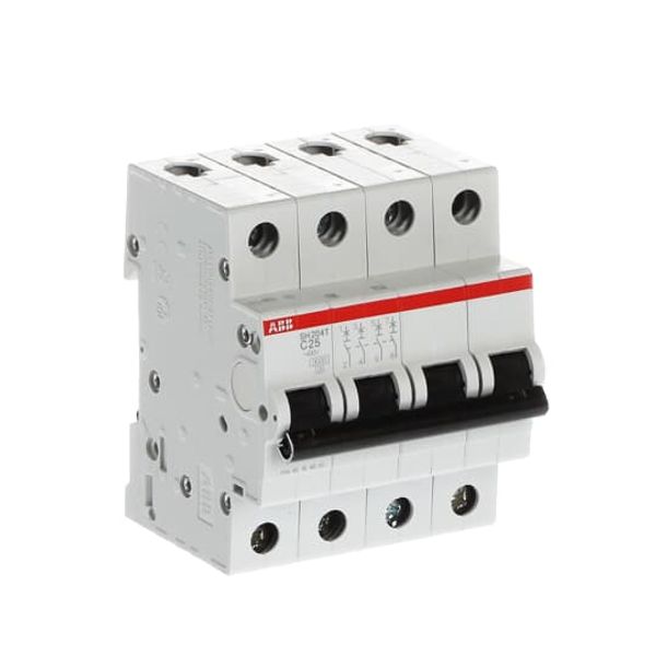 SH204T-C25 Miniature Circuit Breaker - 4P - C - 25 A image 1