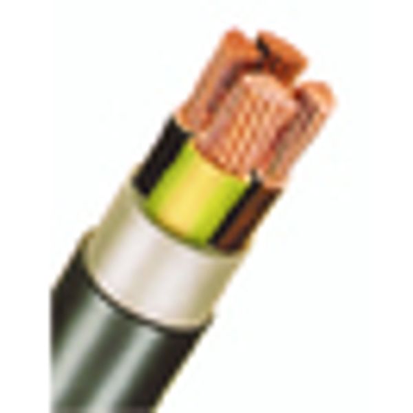 PVC Insul. Heavy Current Cable 0,6/1kV NYY-J 3x25/16rm/re bk image 2
