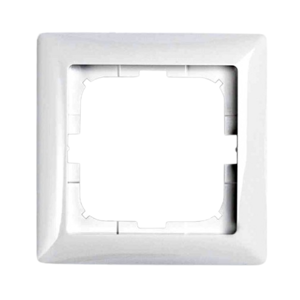Cover Frame 1V Basic 55 White PATRON image 1