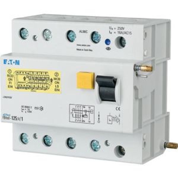 Residual-current circuit breaker trip block for AZ, 80A, 4p, 30mA, type A image 7